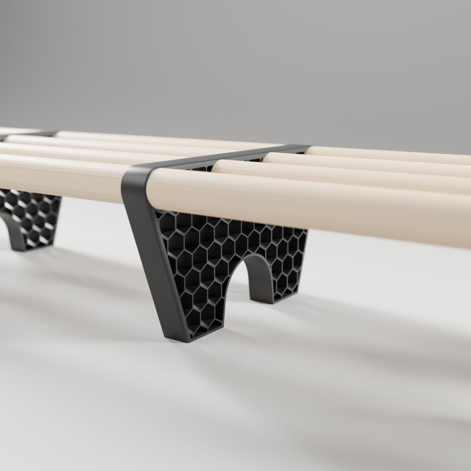 Pata intermedia doble